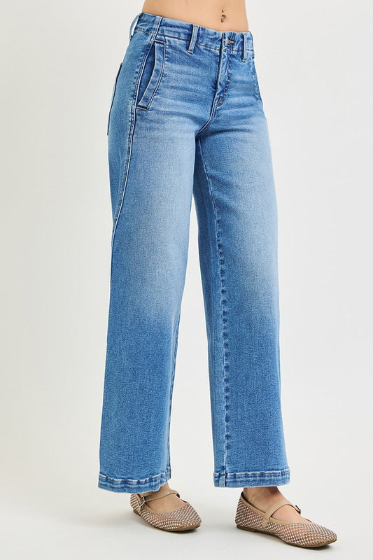 TUMMY CONTROL MID-RISE SEAM JEAN