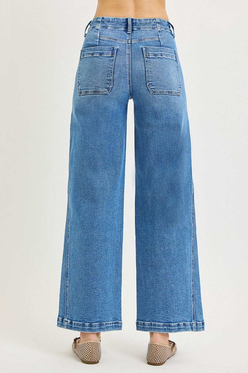 TUMMY CONTROL MID-RISE SEAM JEAN