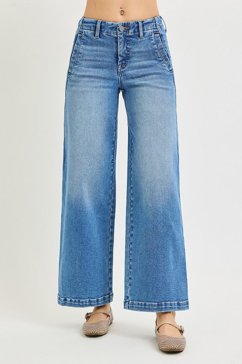 TUMMY CONTROL MID-RISE SEAM JEAN