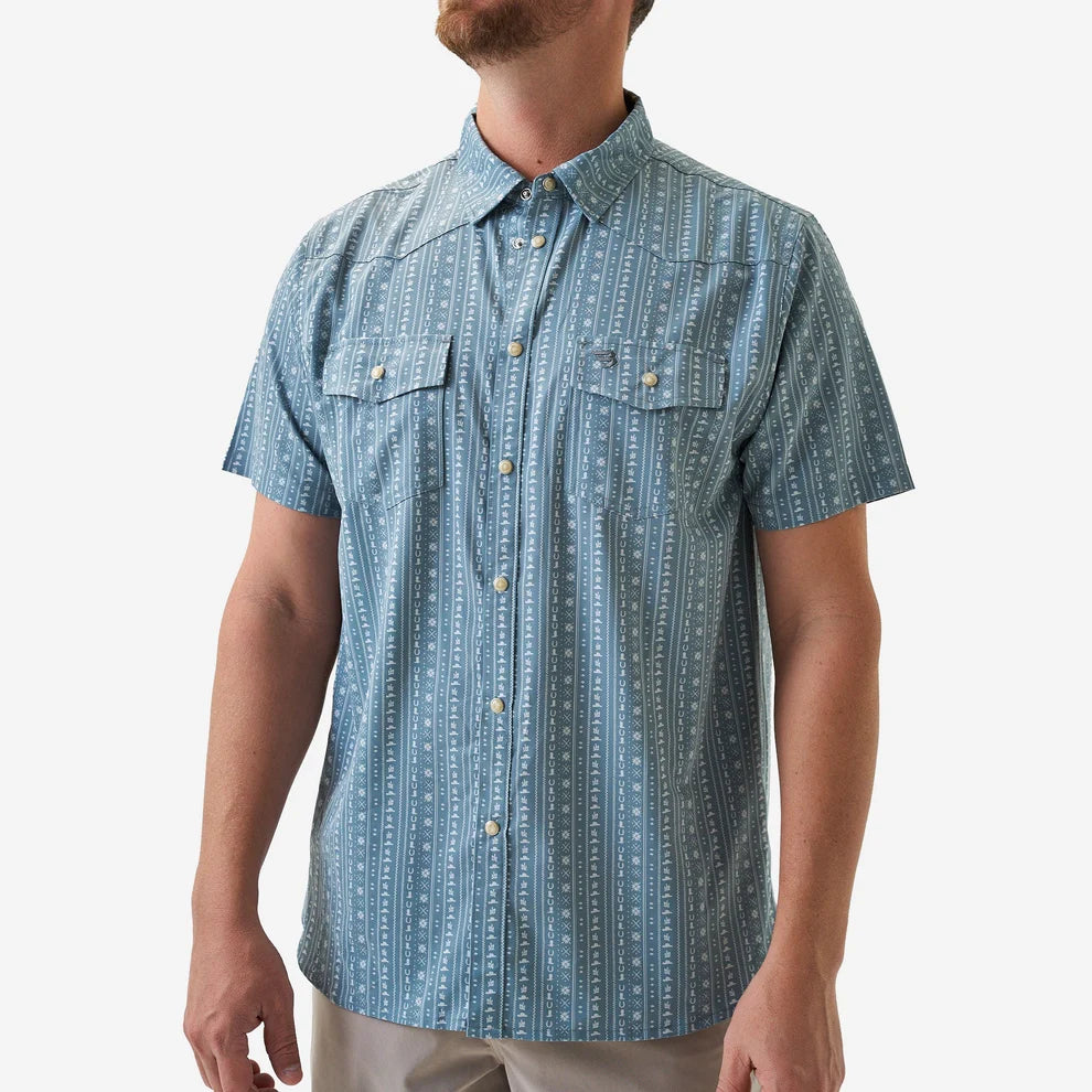 PERFORMANCE WESTERN SHIRT RANCH SAGE SS