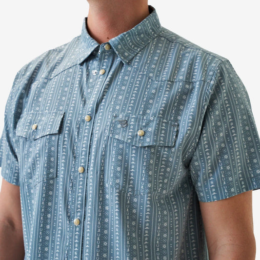 PERFORMANCE WESTERN SHIRT RANCH SAGE SS