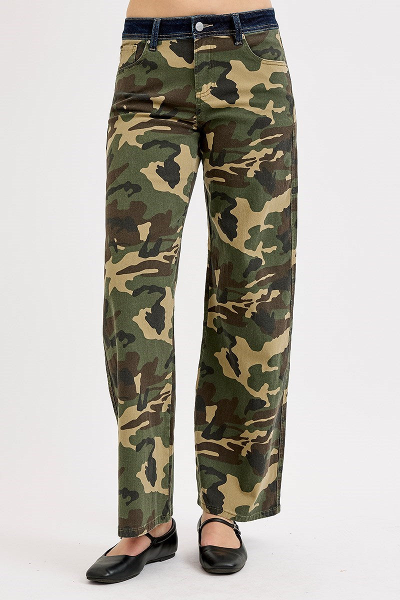 CAMO WIDE STRAIGHTJEAN