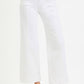 TUMMY CONTROL HI-RISE CROP WIDE WHITE JEAN