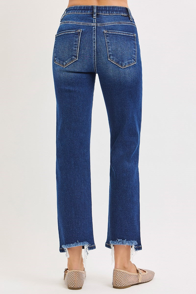 TUMMY CONTROL HI-RISE CROP STRAIGHT JEAN