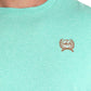 CINCH MNS TURQ LS TEE