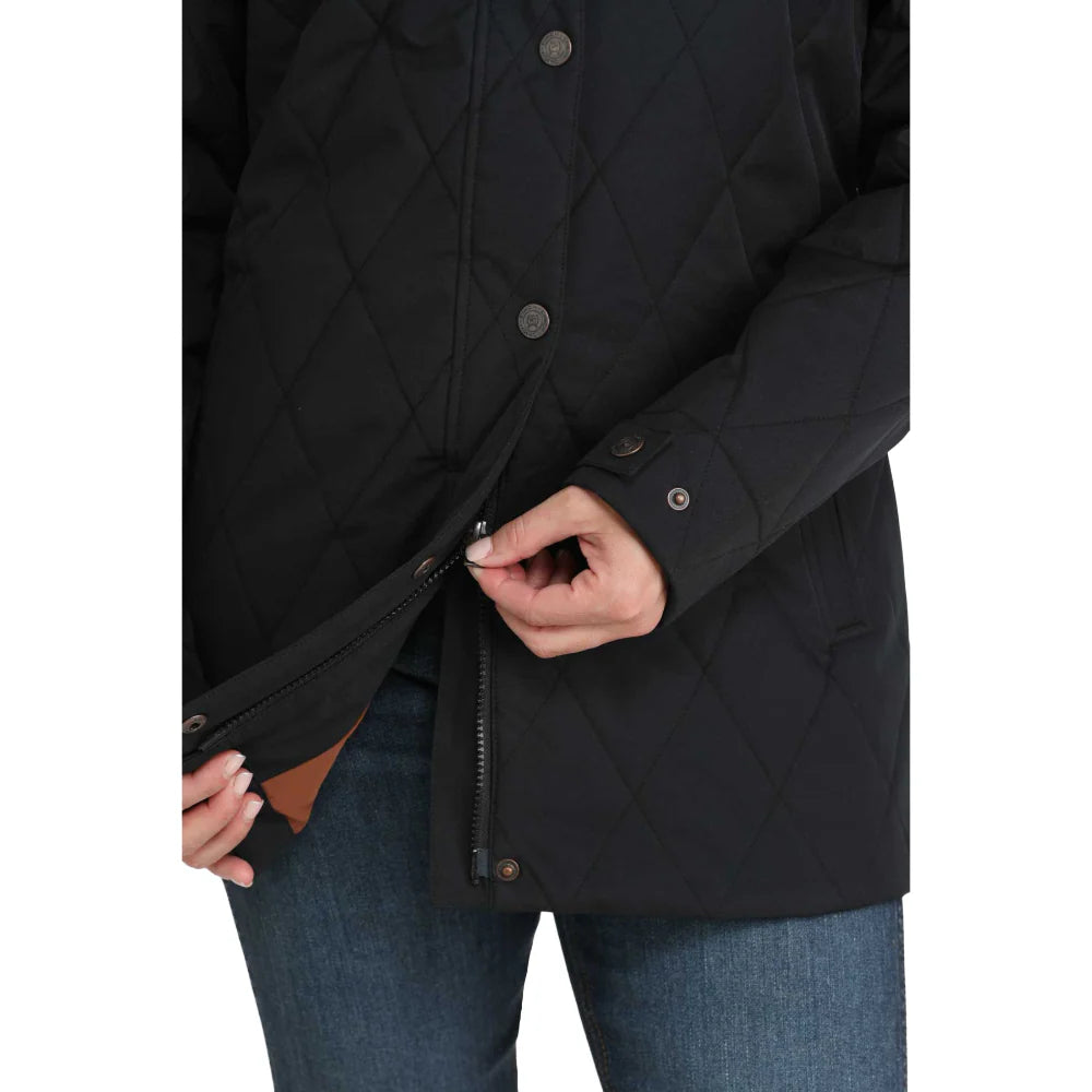 CINCH WMS BLACK BARNCOAT