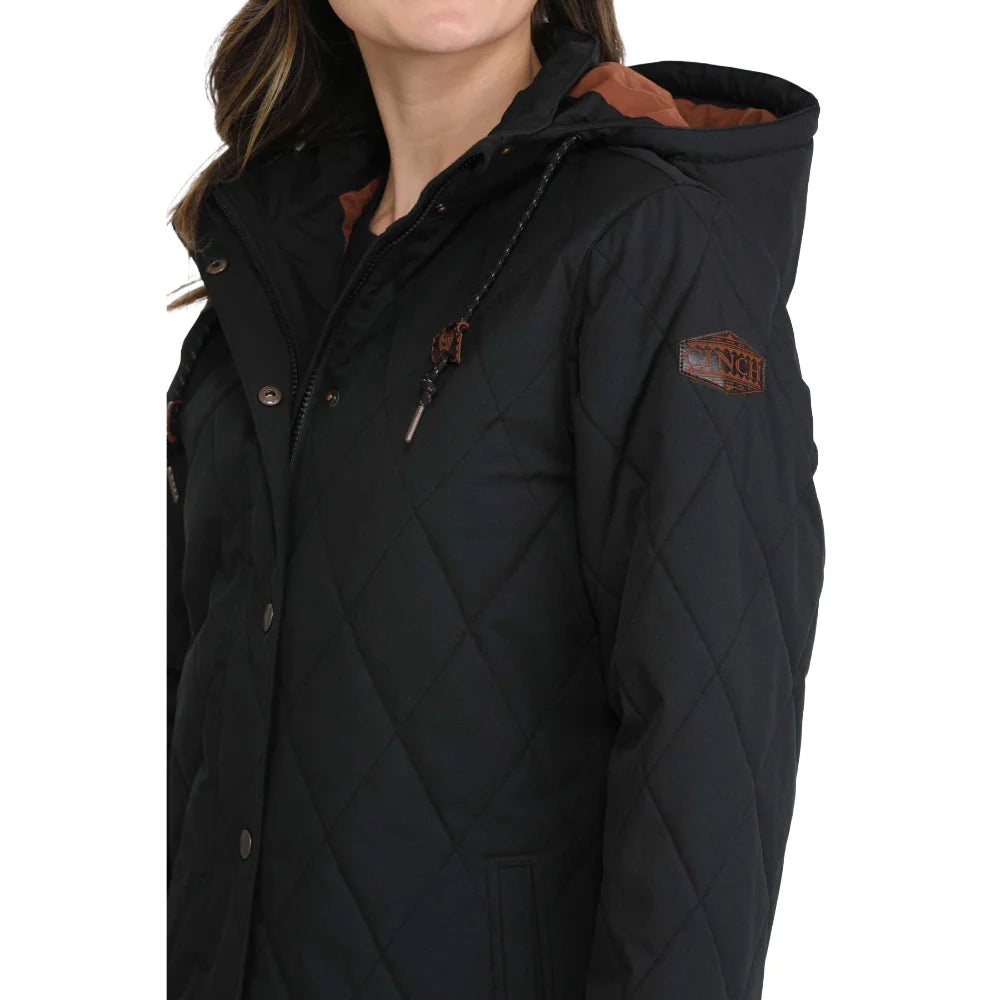 CINCH WMS BLACK BARNCOAT