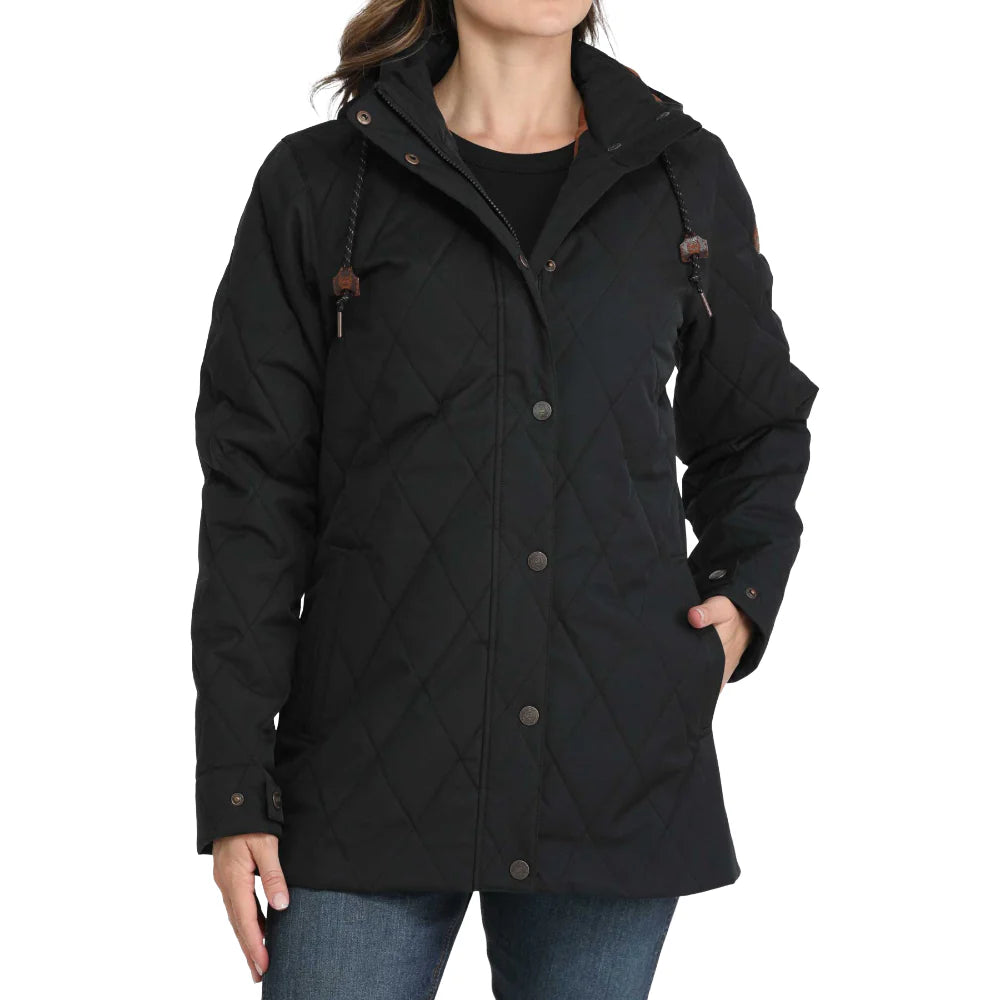 CINCH WMS BLACK BARNCOAT