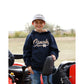 BOY CINCH NAVY HOODIE