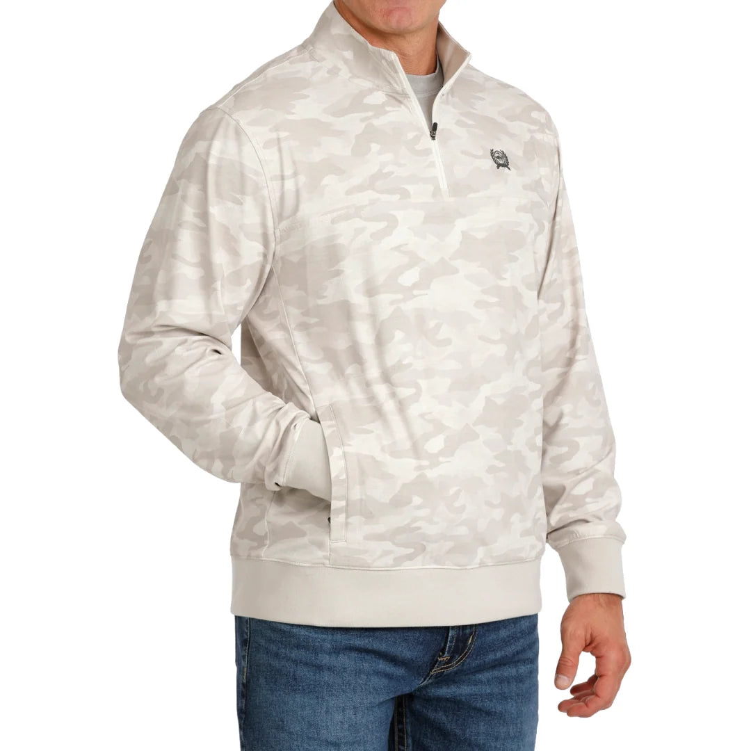 CINCH GRY 1/4 ZIP UP