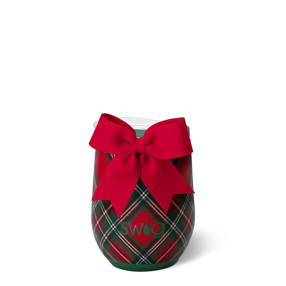 CHRISTMAS PLAID WINE 12OZ