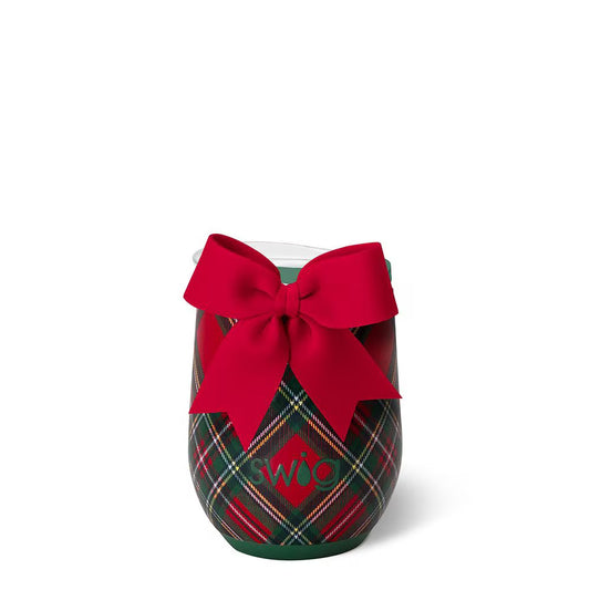 CHRISTMAS PLAID WINE 12OZ