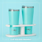 SADDLE COGNAC STITCH 32OZ TUMBLER
