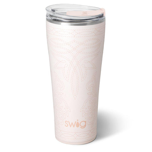 SADDLE CREAM STITCH 32OZ TUMBLER