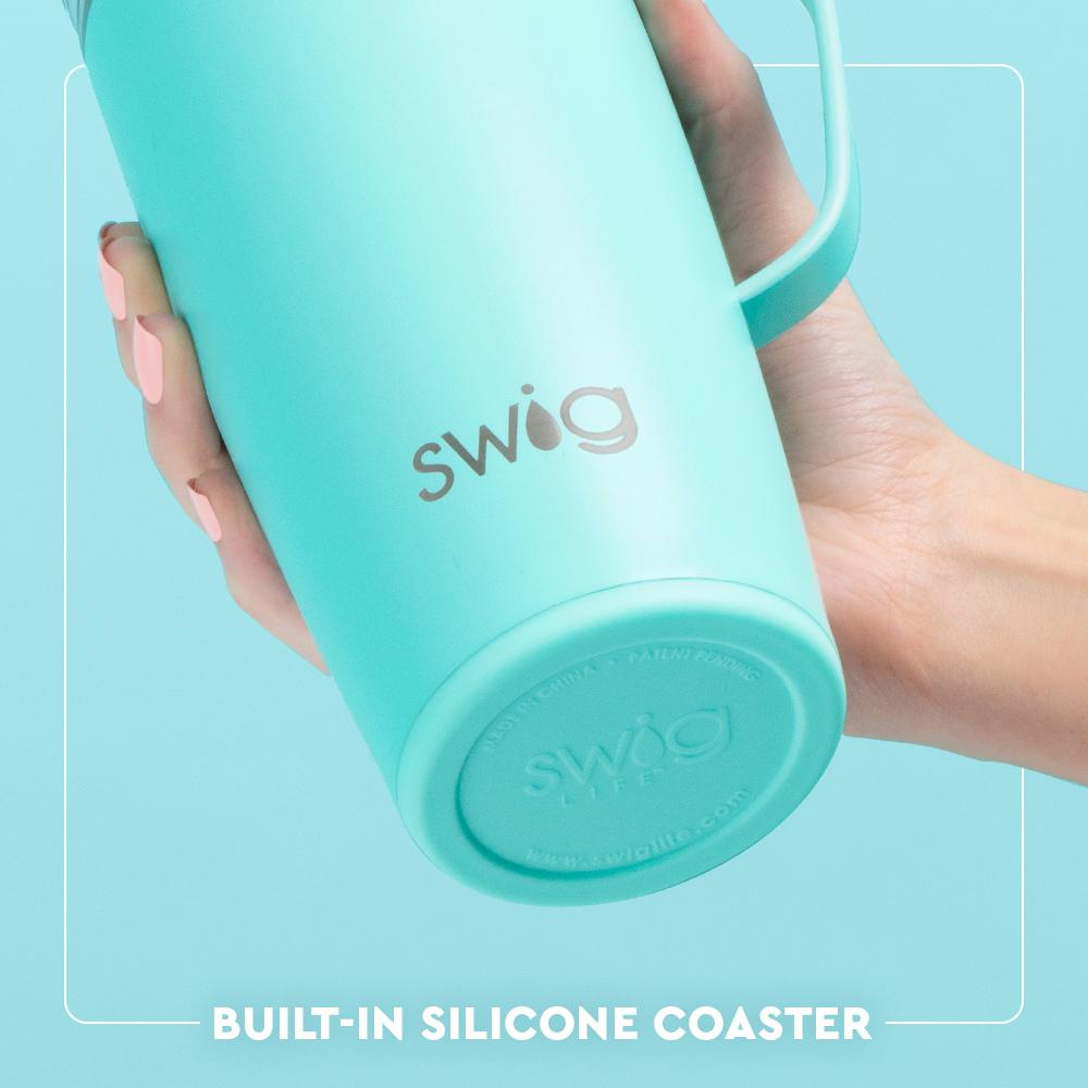 SADDLE COGNAC STITCH 22oz TUMBLER