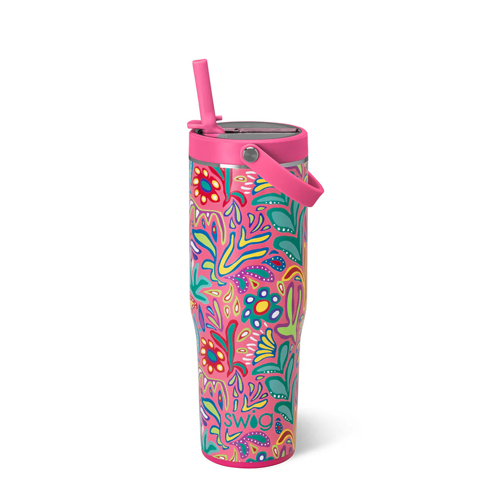 FLORA ROSA TO-GO TUMBLER 30OZ