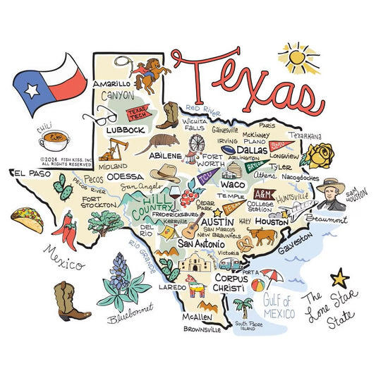 BOLD TEXAS TRAVEL MUG 22OZ