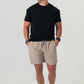 ATHLETIC SHORT 7" - HEATHER KHAKI