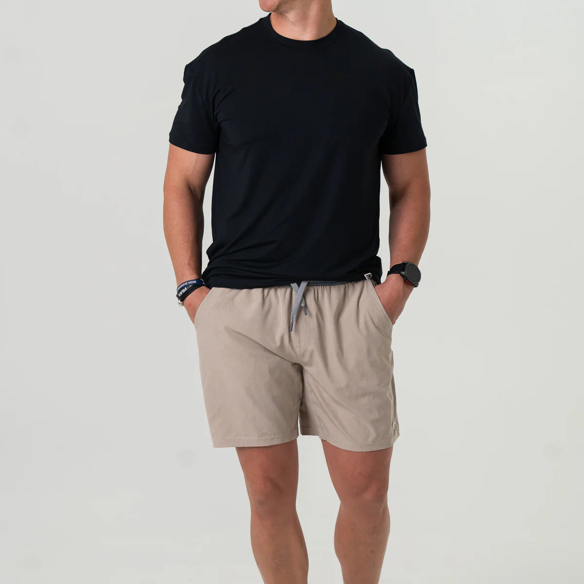 ATHLETIC SHORT 7" - HEATHER KHAKI