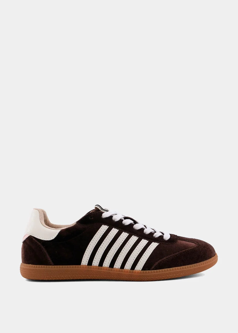 STEVIE BROWN VELVET SNEAKER