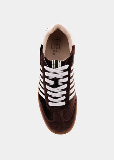 STEVIE BROWN VELVET SNEAKER
