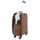 COWHIDE ROLLING BAG