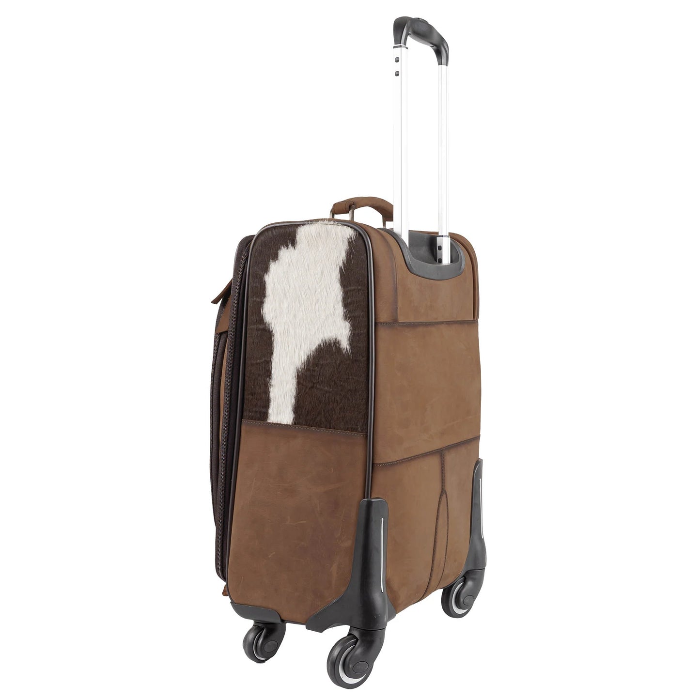 COWHIDE ROLLING BAG