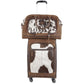 COWHIDE ROLLING BAG