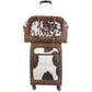 COWHIDE ROLLING BAG
