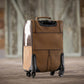 COWHIDE ROLLING BAG