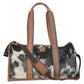 COWHIDE SALTILLO DUFFLE