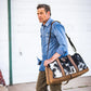 COWHIDE SALTILLO DUFFLE