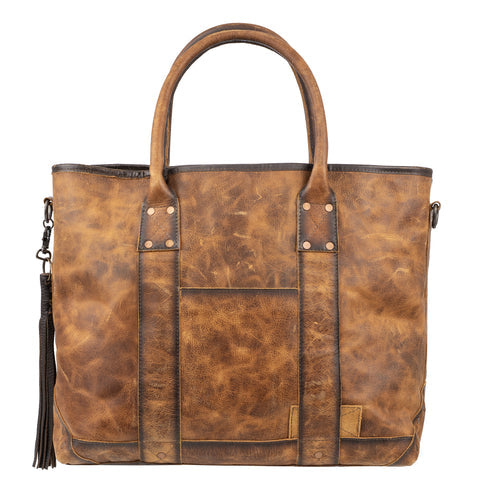 GUADALUPE COWHIDE ALL-IN TOTE