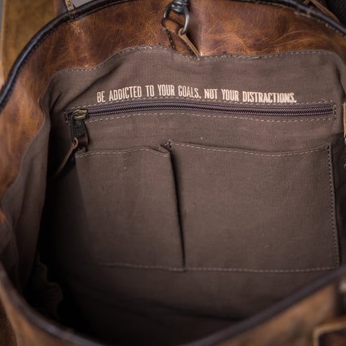 GUADALUPE COWHIDE ALL-IN TOTE