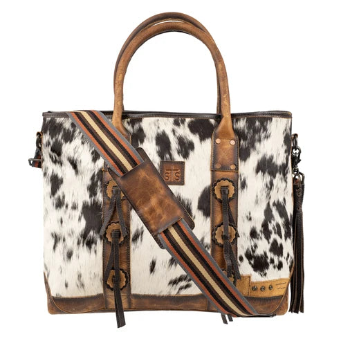 GUADALUPE COWHIDE ALL-IN TOTE