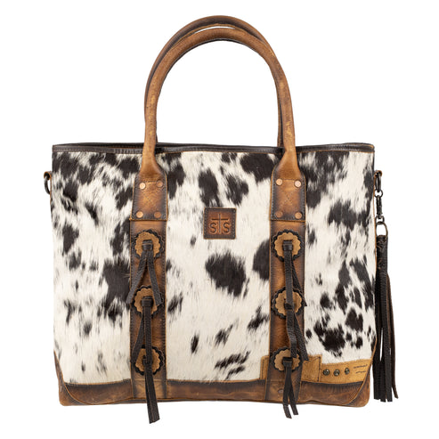 GUADALUPE COWHIDE ALL-IN TOTE