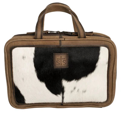 STS COWHIDE TOILETRY BAG