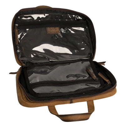 STS COWHIDE TOILETRY BAG