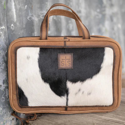 STS COWHIDE TOILETRY BAG