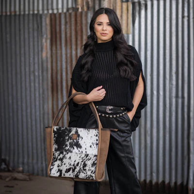 STS COWHIDE BETTY TOTE