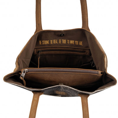 COWHIDE JOSIE TOTE