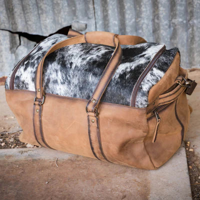 STS COWHIDE SMALL DUFFLE