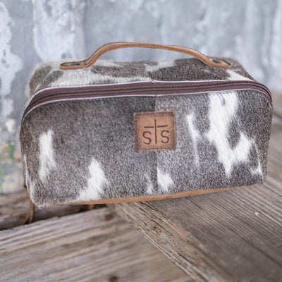 STS COWHIDE ELISE MAKEUP BAG