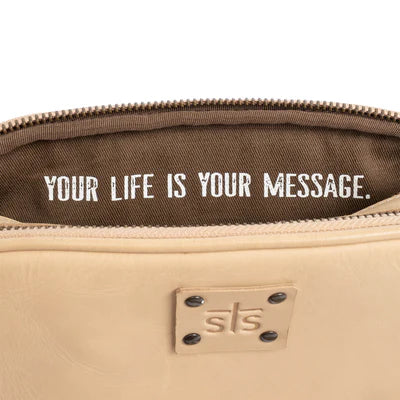 BASIC BLISS BUCKSKIN LUCY CROSSBODY