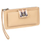BASIC BLISS BUCKSKIN HALEY BI-FOLD WRISTLET WALLET