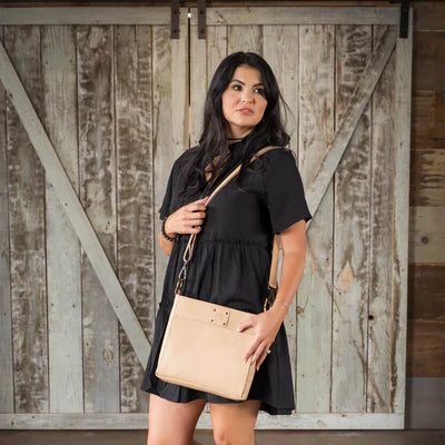 BASIC BLISS BUCKSKIN OLIVIA CROSSBODY