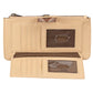 BASIC BLISS BUCKSKIN HALEY BI-FOLD WRISTLET WALLET