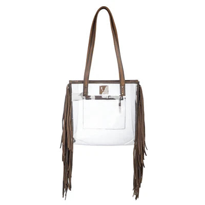 STADIUM RULES FRINGE TOTE