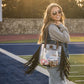 STADIUM RULES FRINGE TOTE
