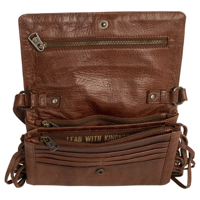 STS INDIE WALNUT HAPRER WALLET CROSSBODY